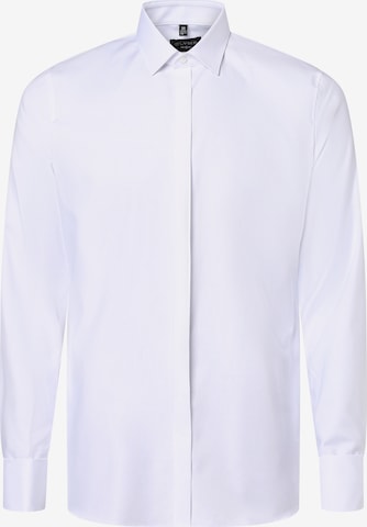 OLYMP Slim fit Business Shirt in White: front