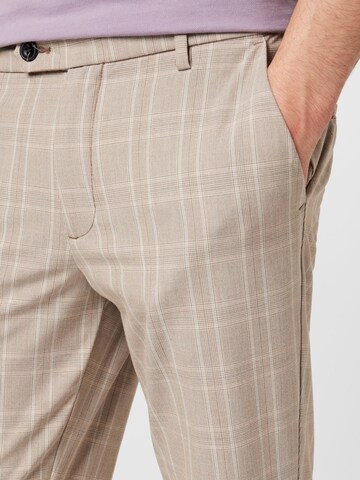 Coupe slim Pantalon chino 'Marco Connor' JACK & JONES en beige