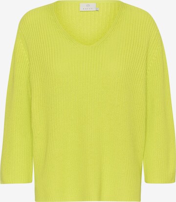 Kaffe Sweater in Green: front