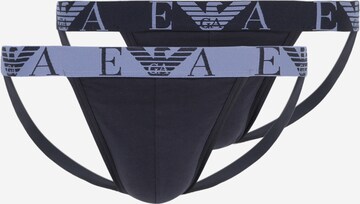 Slip Emporio Armani en bleu : devant