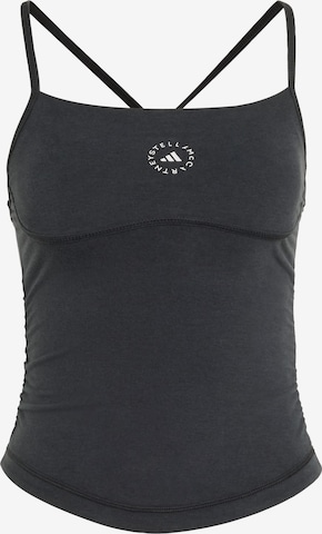ADIDAS BY STELLA MCCARTNEY Sportovní top 'Studio' – černá: přední strana