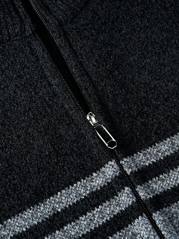 Youthup Knit Cardigan in Black