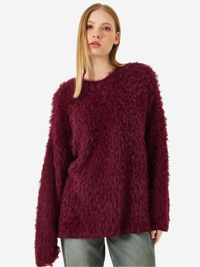 Bianco Lucci Pull-over 'Pullover' en S-M en bourgogne, Vue avec produit