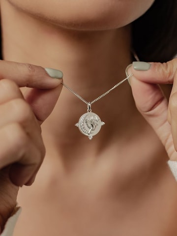 Chaîne 'Fearless' Hey Happiness en argent