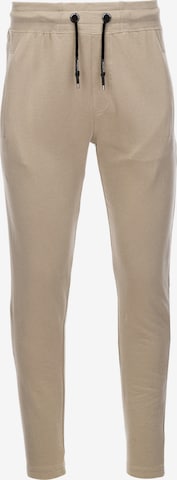 Ombre Broek 'P946' in Beige: voorkant