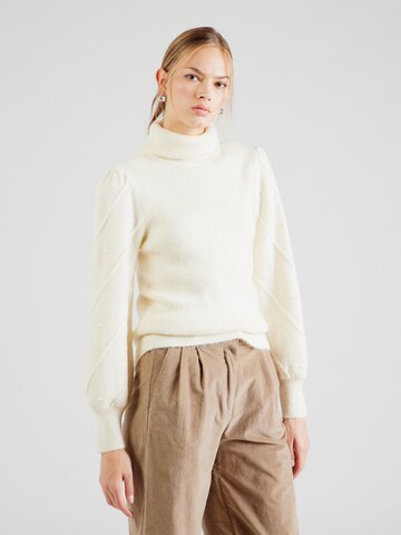 VILA Neulepaita 'VICosy' värissä valkoinen: etupuoli