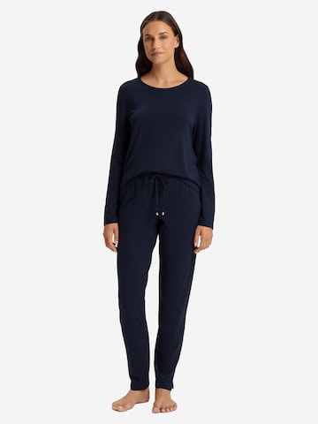 Hanro Pajama Pants 'Sleep & Lounge' in Blue
