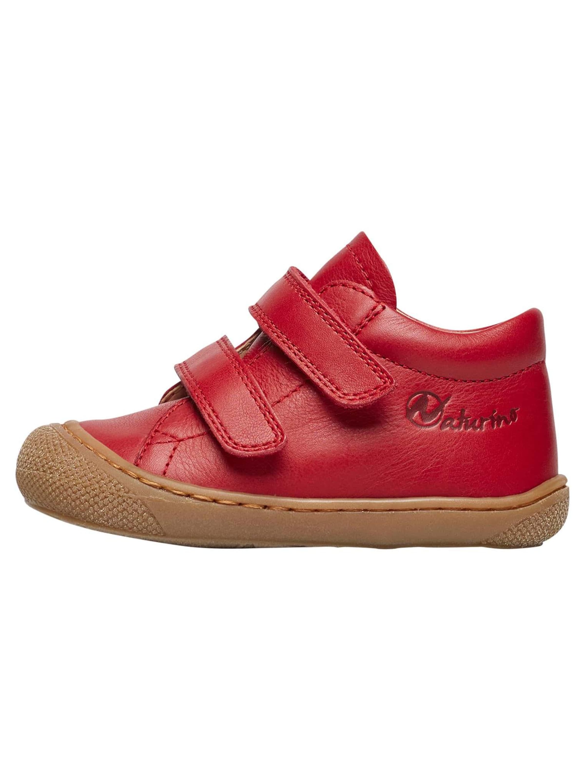 NATURINO Sneakers 'COCOON VL' in Rood: voorkant