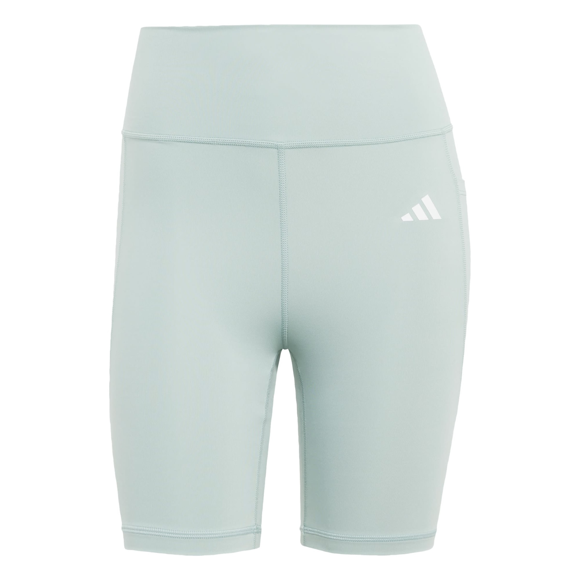 ADIDAS PERFORMANCE Skinny Sportshorts 'Optimé Essentials' in Grün: Vorderseite