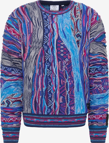 Pull-over ' Di Palo ' Carlo Colucci en bleu : devant