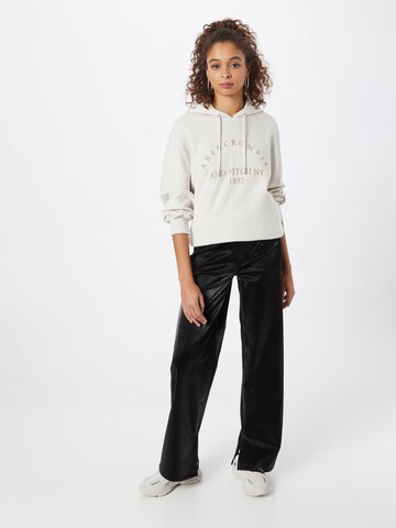 Sweat-shirt 'SUNDAY' Abercrombie & Fitch en blanc