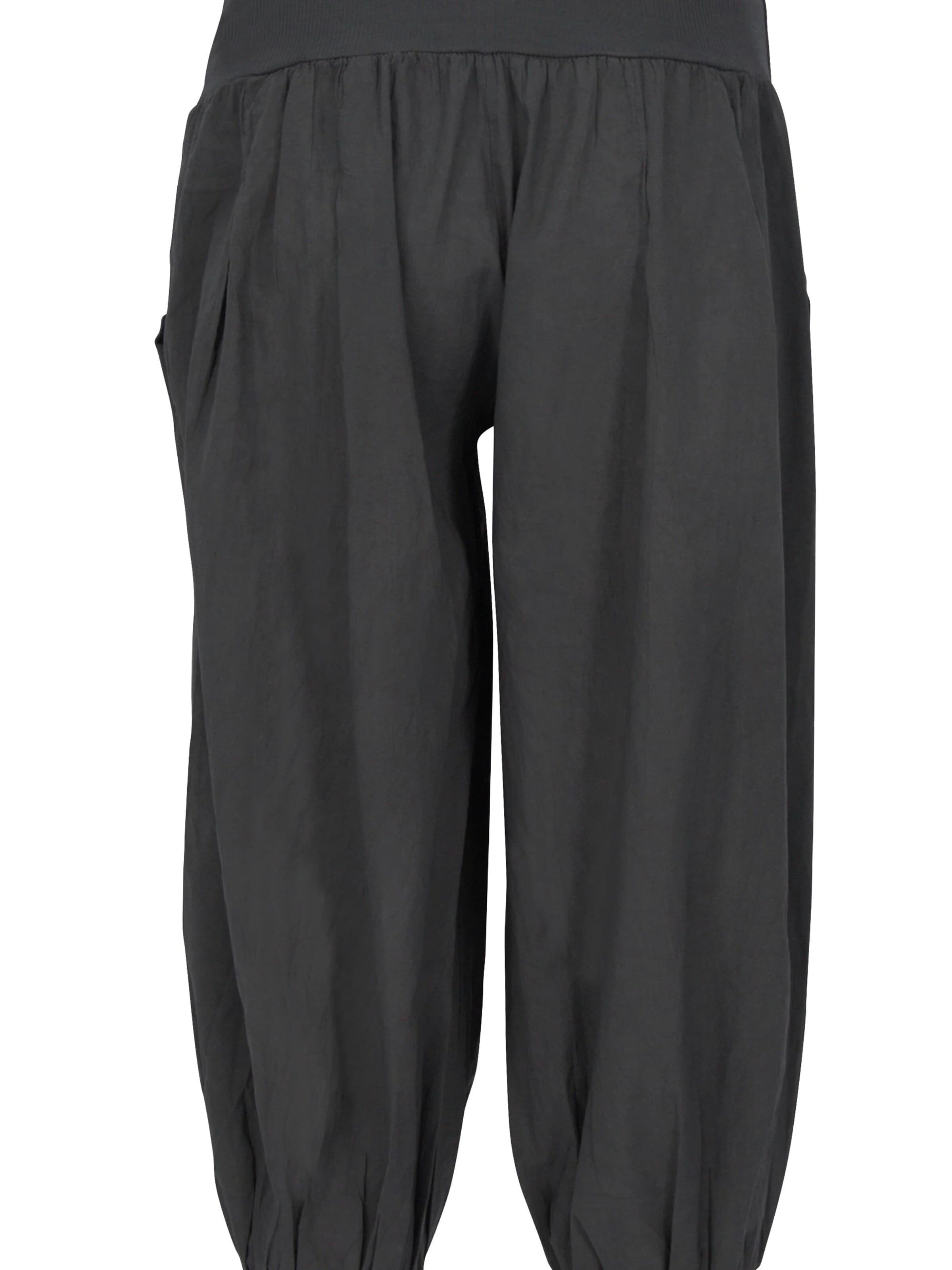 malito more than fashion Loose fit Harem Pants in Grey: front