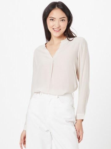 TOM TAILOR Blouse in Beige: front