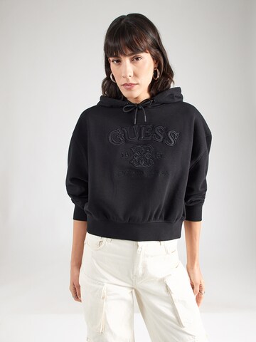 GUESS - Camiseta deportiva 'YAYOI' en negro: frente