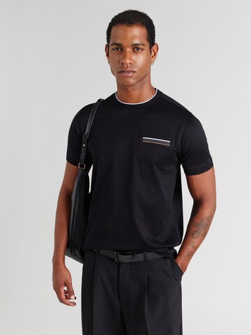 juoda Karl Lagerfeld Marškinėliai: priekis