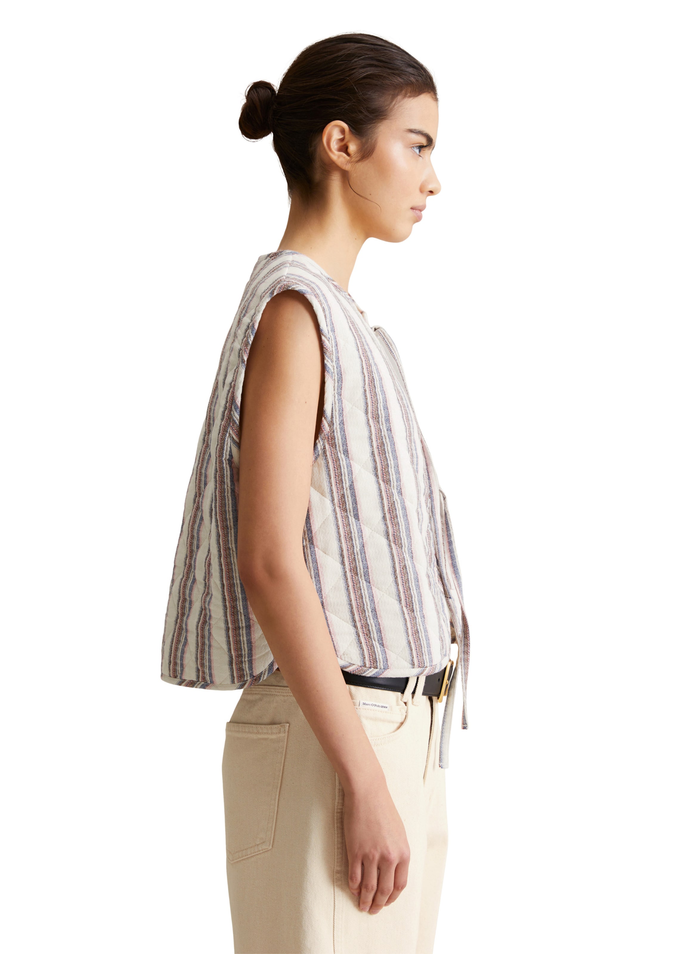 Gilet Marc O'Polo DENIM en blanc