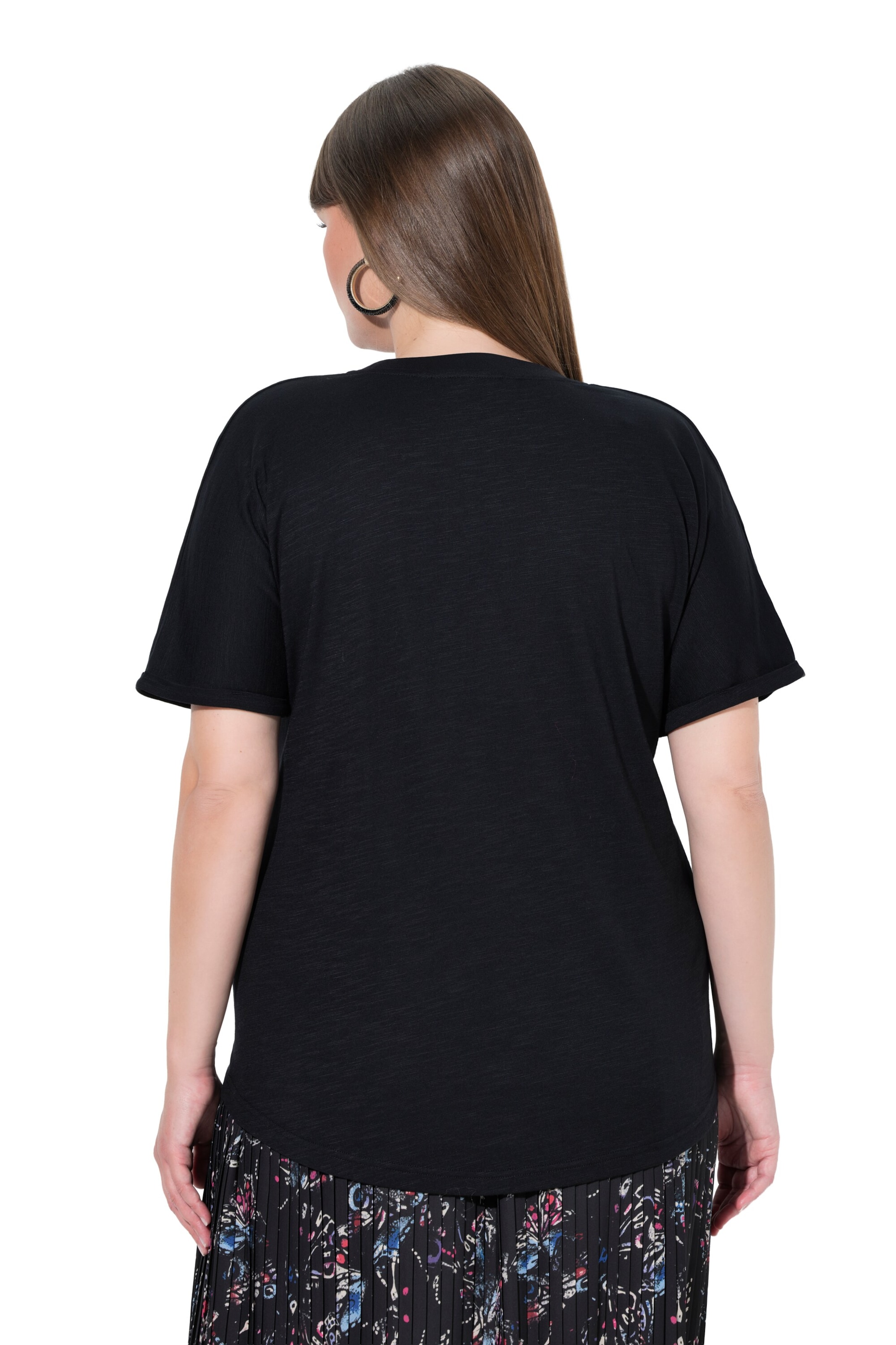 Ulla Popken Shirt in Zwart