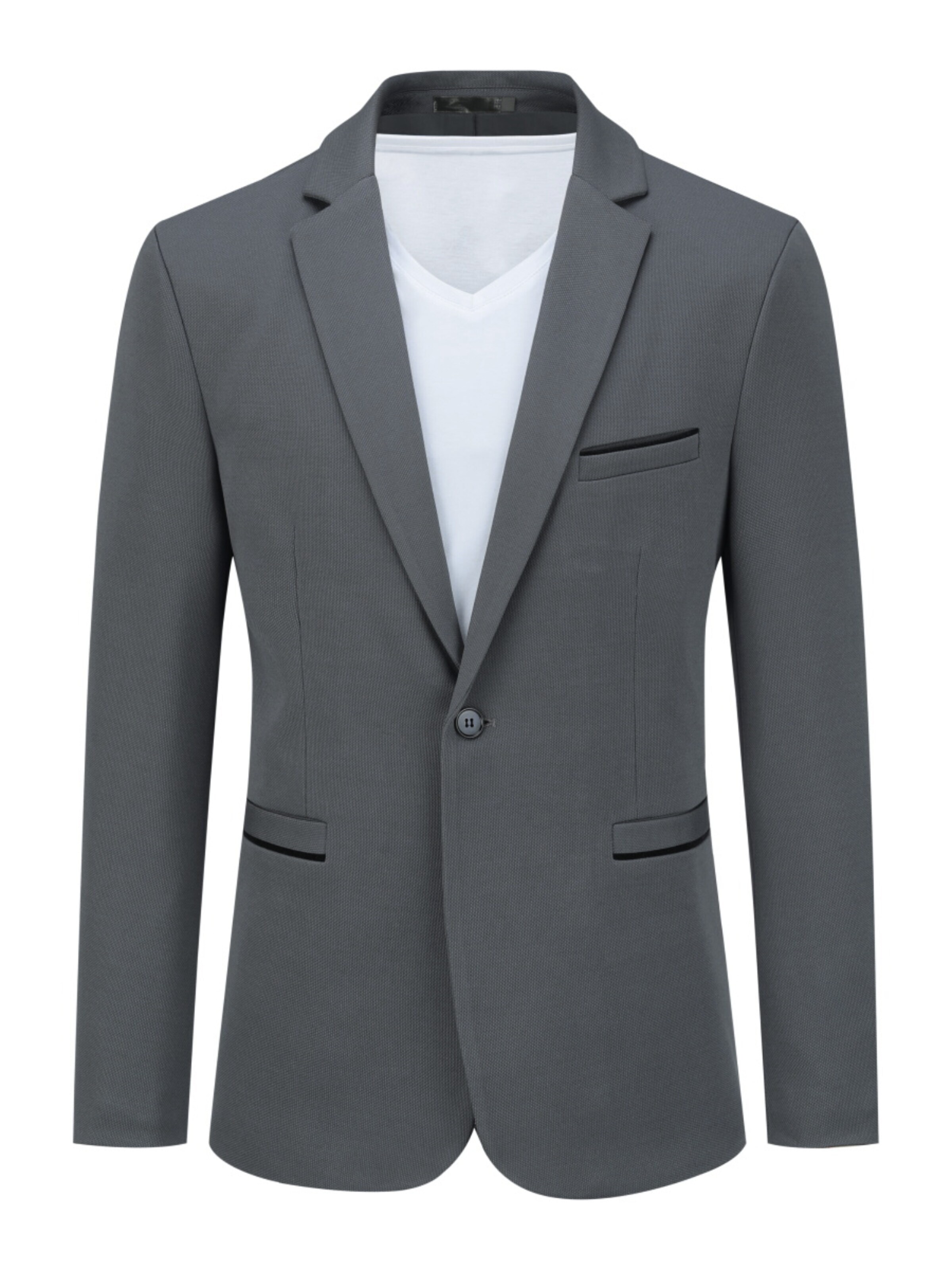 YOUTHUP Slim fit Suit 'Einheit' in Grey