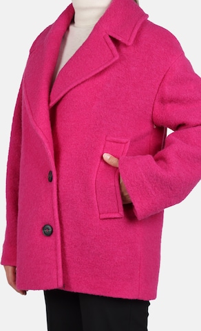 Fuchs Schmitt Between-Seasons Coat in Pink