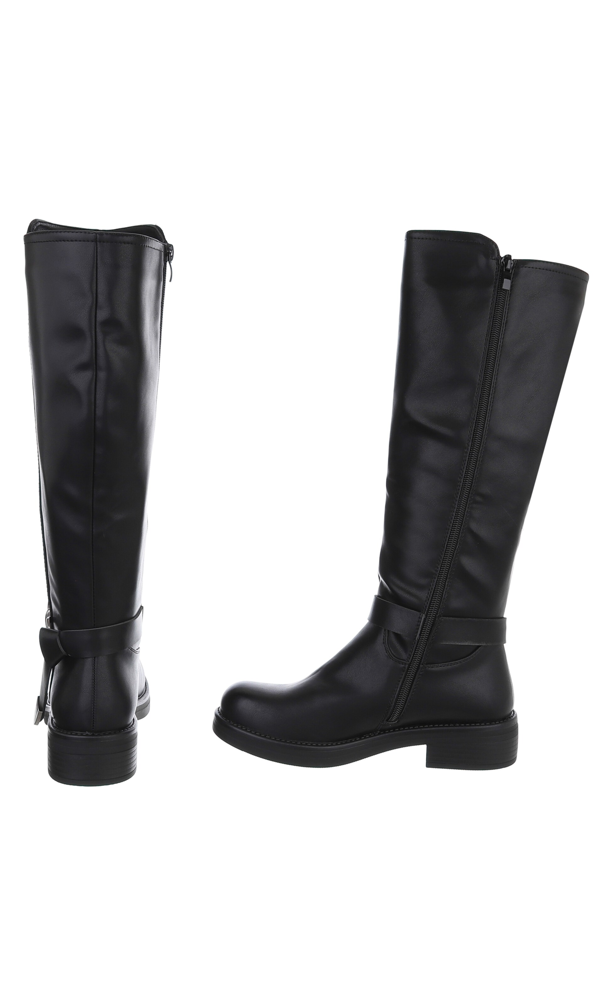 Ital-Design Stiefel in Schwarz
