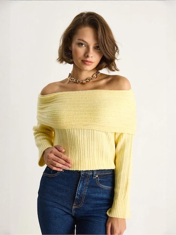Bianco Lucci Pulover 'Pullover' | rumena barva