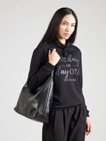 Soyaconcept Sweatshirt 'BANU 256' in Zwart: voorkant