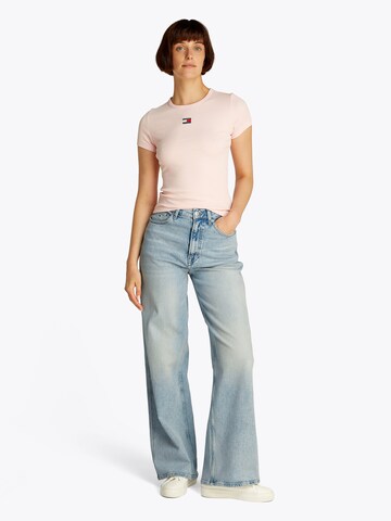 Tommy Jeans Szeroka nogawka Jeansy 'Claire' w kolorze niebieski
