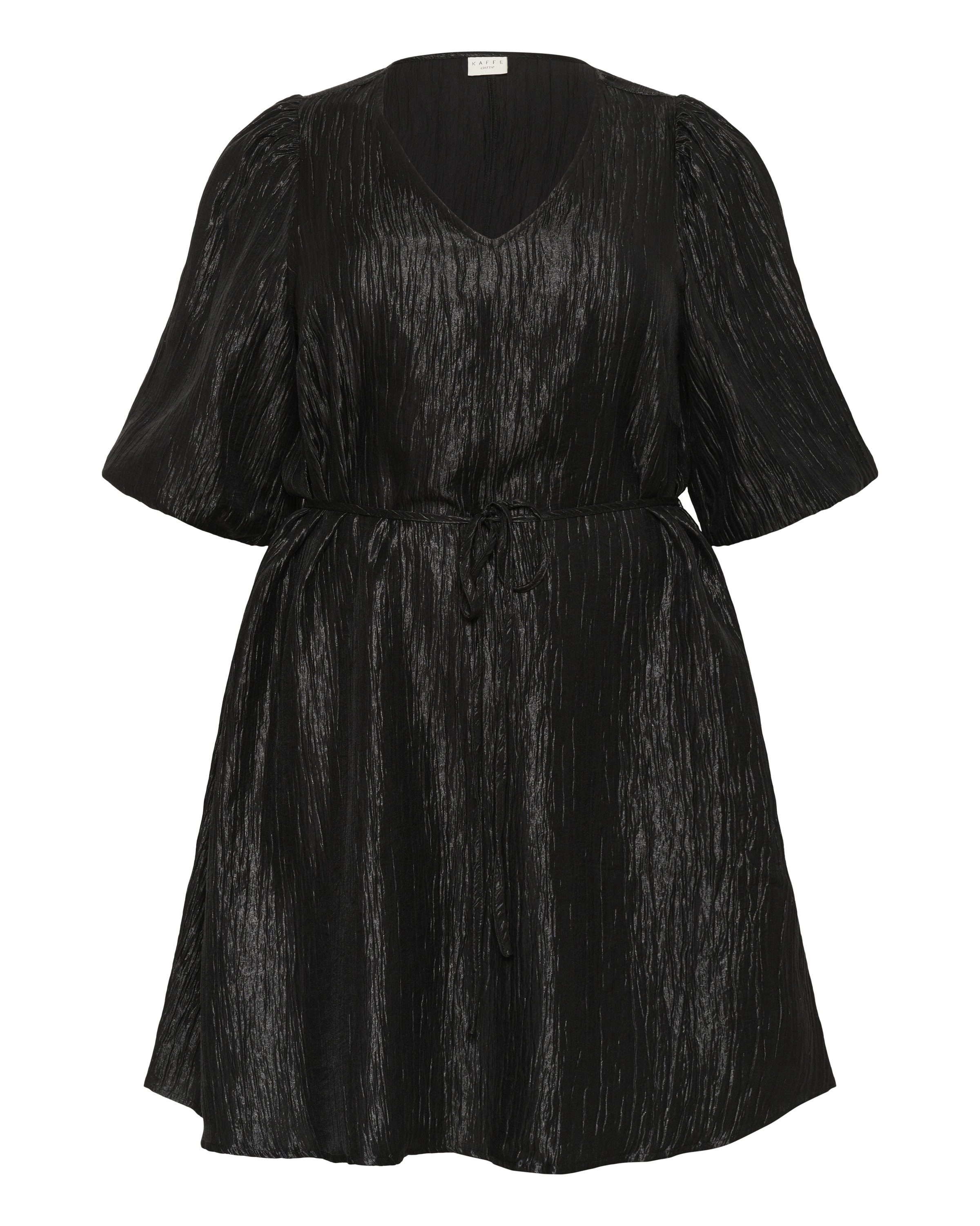 KAFFE CURVE Jurk &#x27;KCRizza&#x27; in Zwart: voorkant
