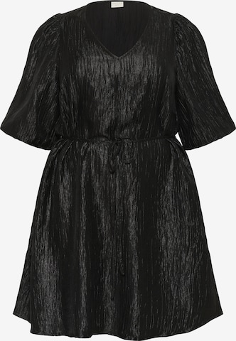 KAFFE CURVEHaljina 'KCRizza' - crna boja: prednji dio