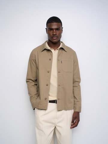 Coupe regular Chemise Salsa Jeans en blanc : devant