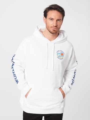 Tommy Jeans - Sudadera en blanco: frente