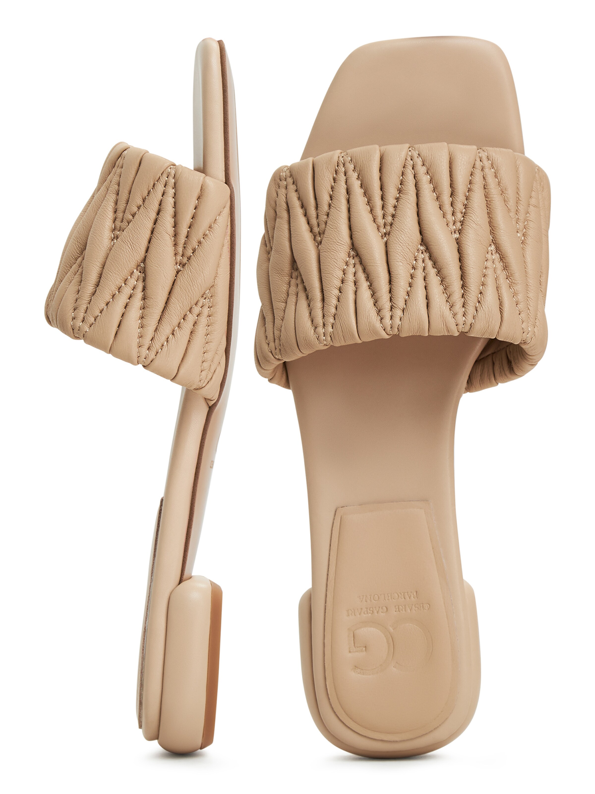 Sandales CESARE GASPARI en beige