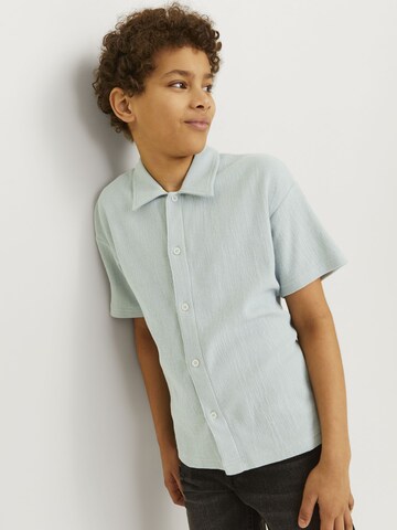 Jack & Jones Junior Regular fit Overhemd in Blauw