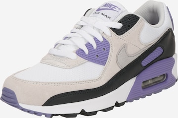 Baskets basses 'AIR MAX 90' Nike Sportswear en blanc : devant