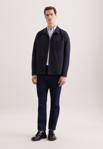 SEIDENSTICKER Regular Fit Hemd in Blau