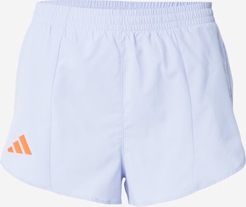 ADIDAS PERFORMANCE Regular Urheiluhousut 'Adizero' värissä lila: etupuoli