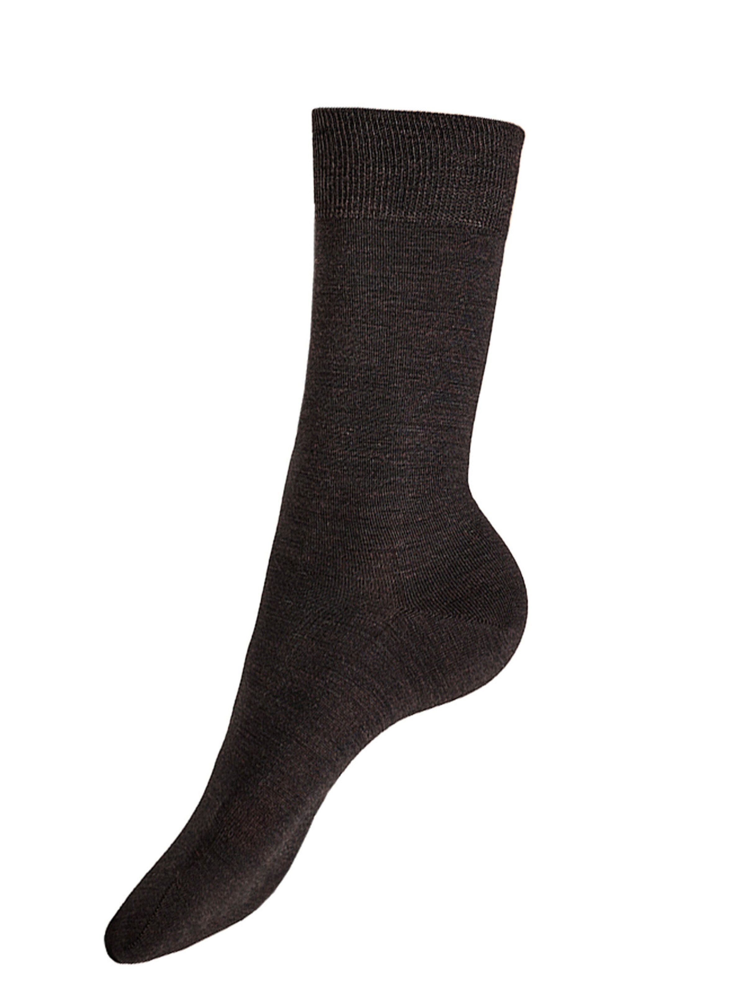 Chaussettes KUNERT en marron : devant