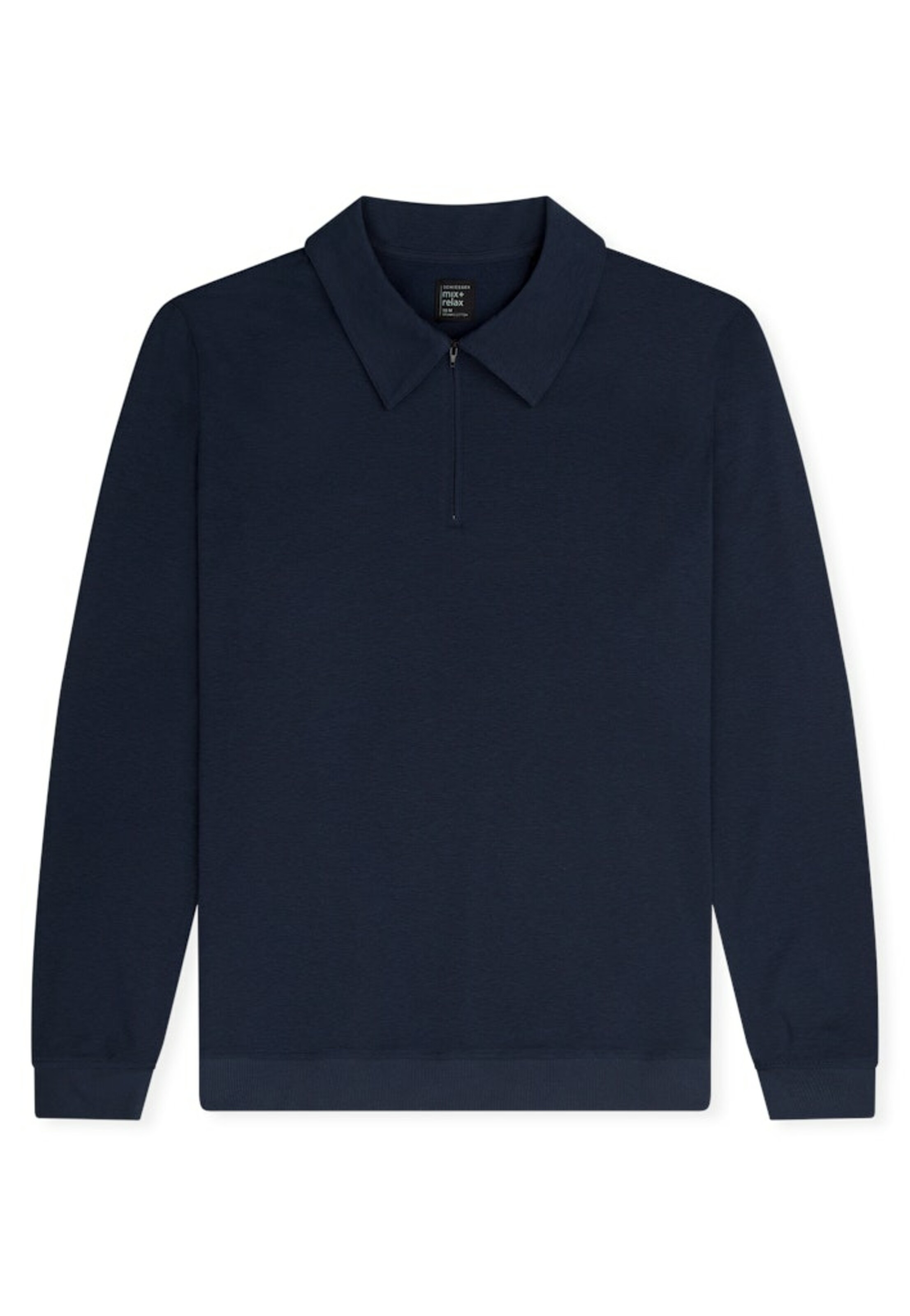 SCHIESSER Sweat jacket in Blue: front