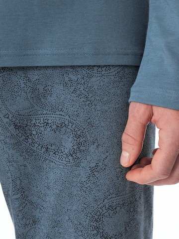 SCHIESSER - Pijama largo ' Fine Interlock ' en azul