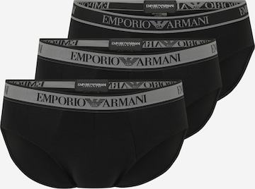 juoda Emporio Armani Vyriškos kelnaitės: priekis