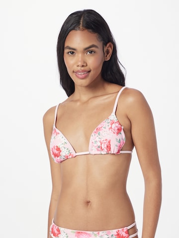 HOLLISTER Bikini zgornji del | roza barva: sprednja stran