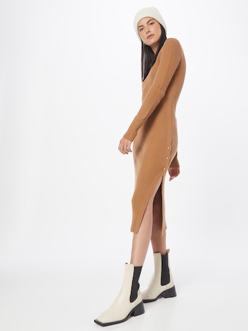 PATRIZIA PEPE Knitted dress 'ABITO' in Brown