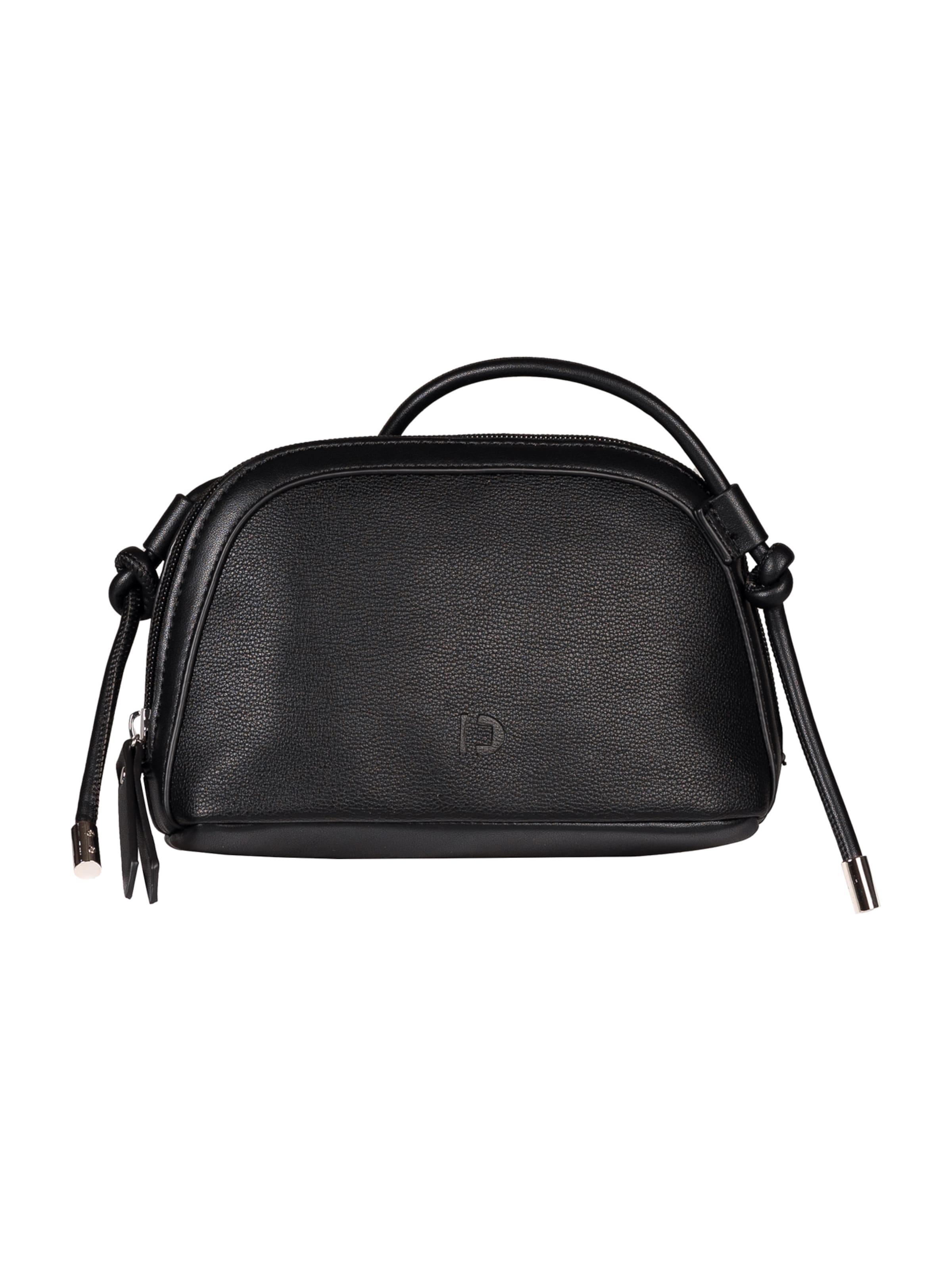 TOM TAILOR DENIM Taška cez rameno 'Madelyn' - Čierna: predná strana