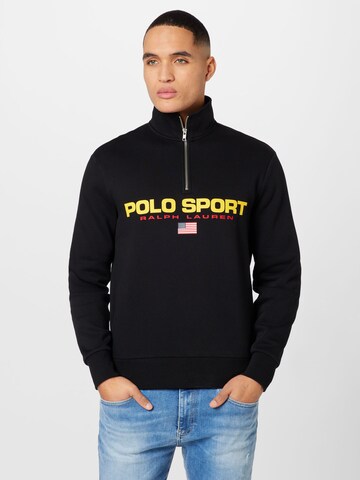 Polo Ralph Lauren Bluzka sportowa w kolorze czarny: przód