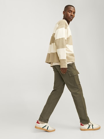 Loosefit Pantalon cargo 'JPSTKane JJBarkley' JACK & JONES en vert