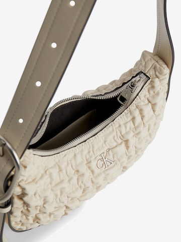 Calvin Klein Jeans - Bolso de hombro en beige