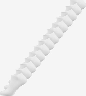 Chaussettes ' Cotton Stretch ' Nur Der en blanc : devant