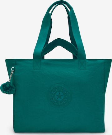 KIPLING - Mala de praia 'Naomi' em verde: frente
