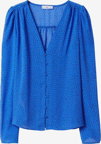 MANGO Bluse 'MINA' in Blau: predná strana