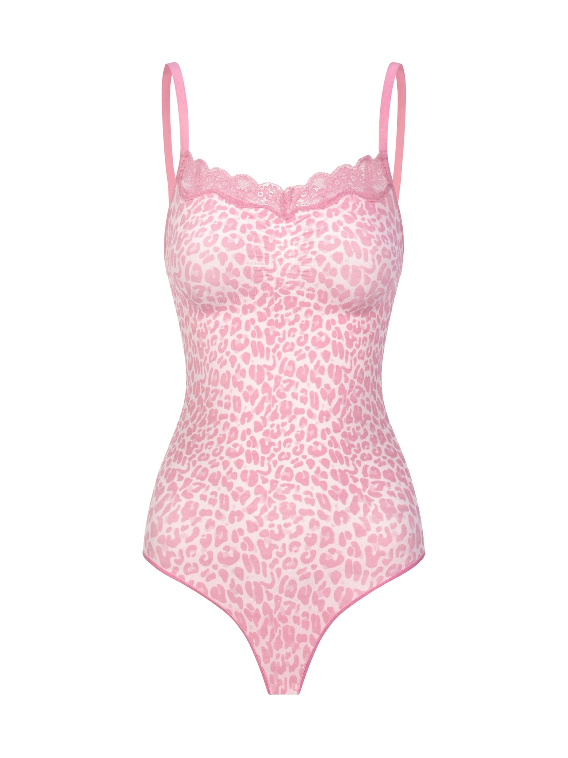 cfab Shapingbody 'Bodysuit Sculpting Shapewear mit Lace'‌‌‌‌‌‌‌ in Pink: Vorderseite